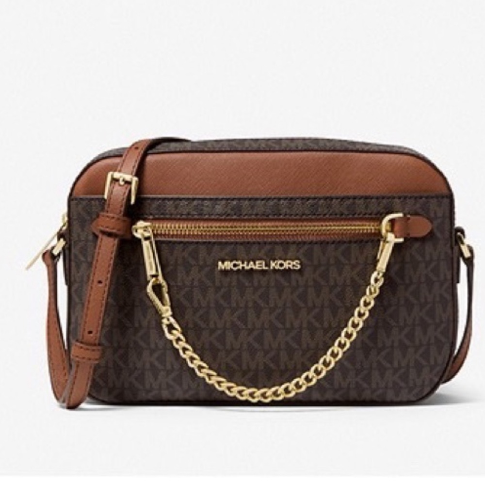 BNWT Michael Kors Over The Shoulder Purse. With Monogram